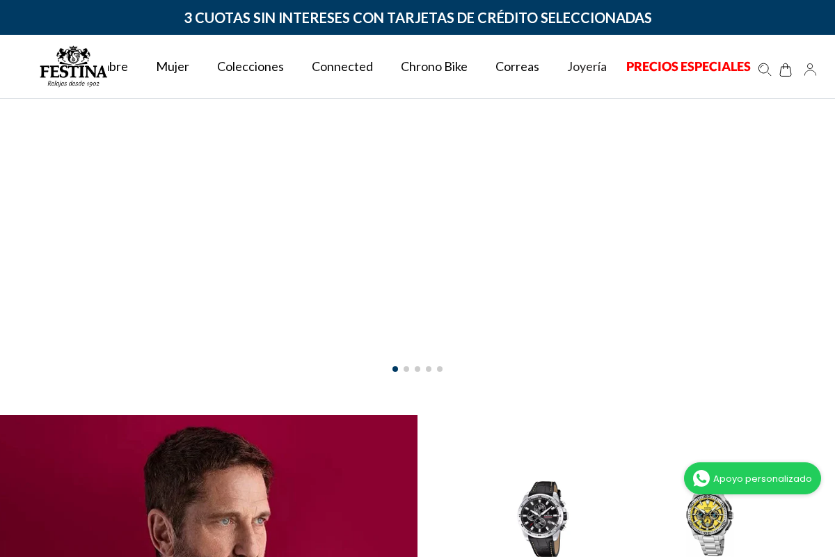 Festina Perú homepage screenshot