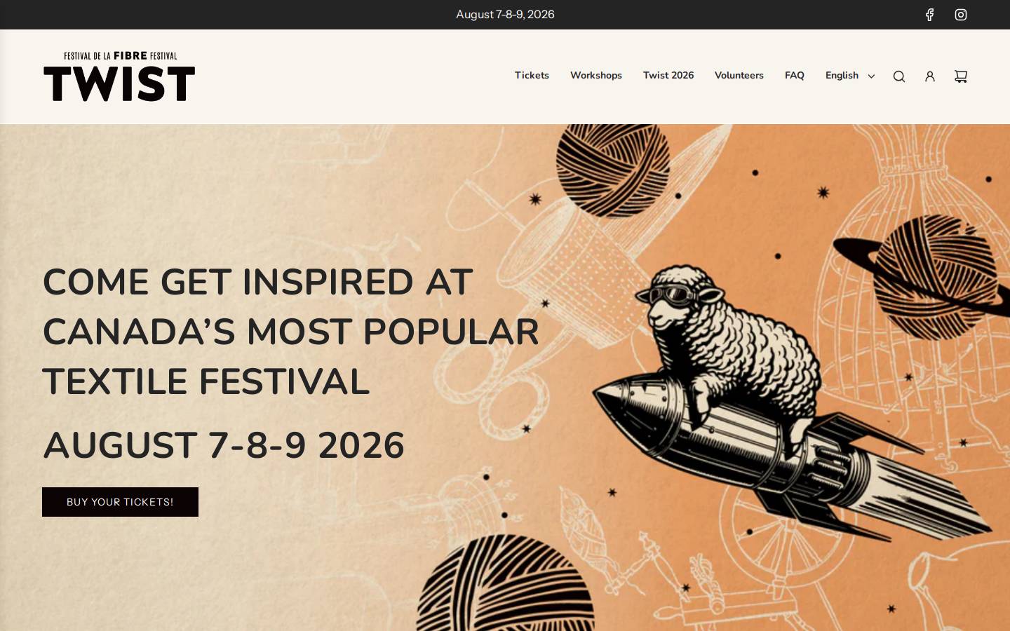 festivaltwist.org homepage screenshot