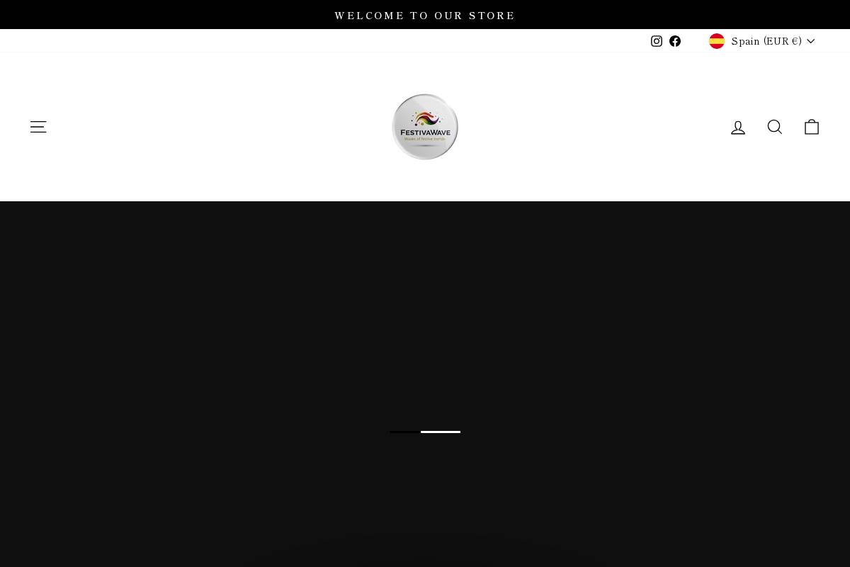 festivawave.shop homepage screenshot