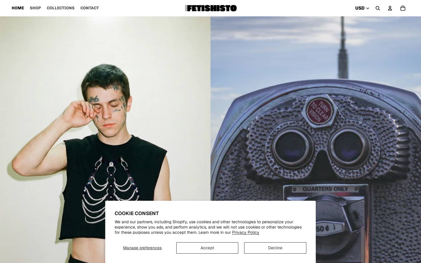 fetishisto.com homepage screenshot