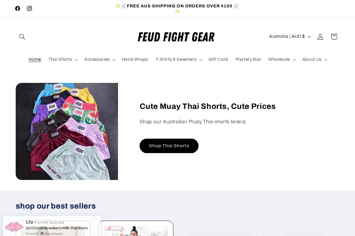 Feudfightgear homepage screenshot