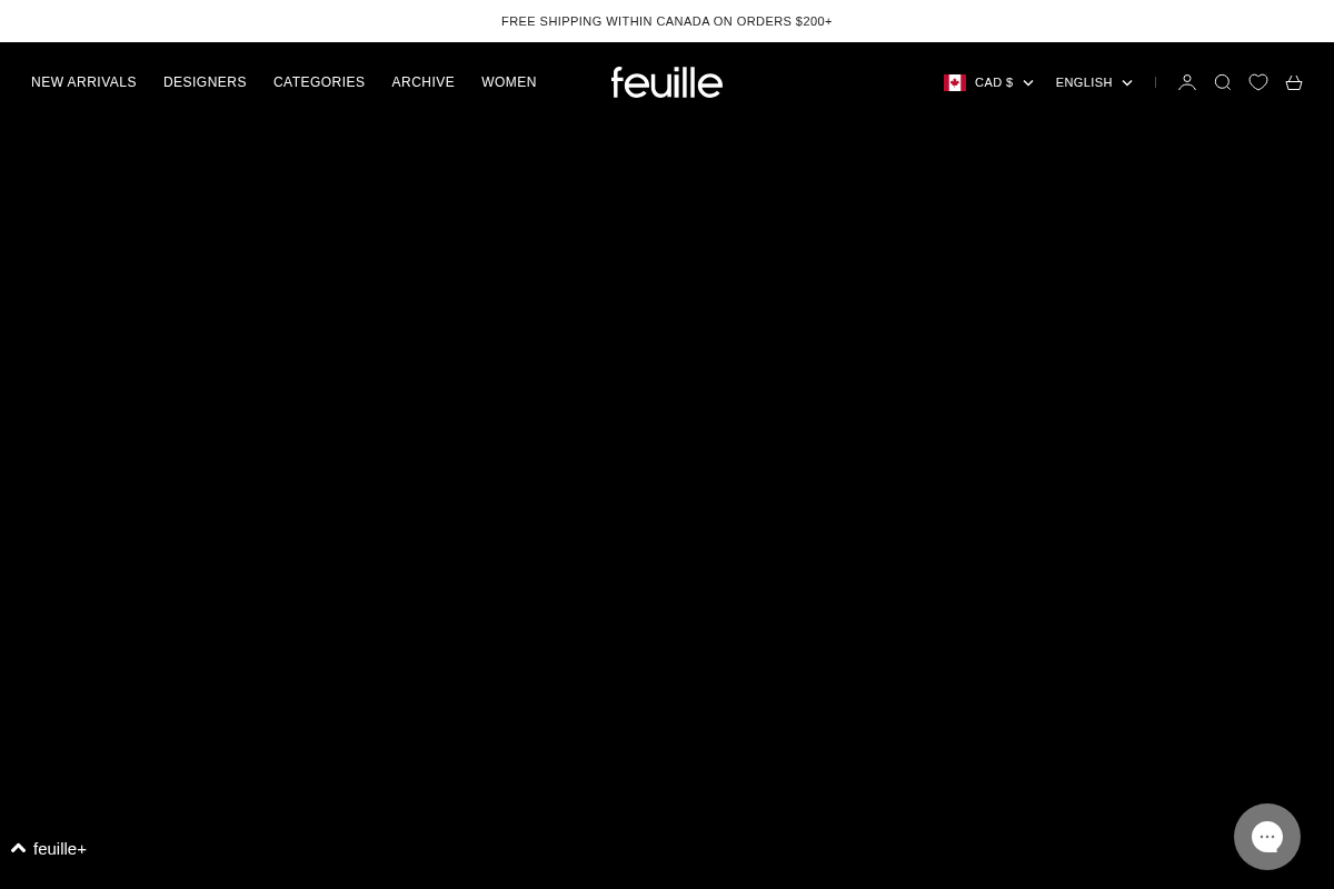 Feuille Luxury homepage screenshot