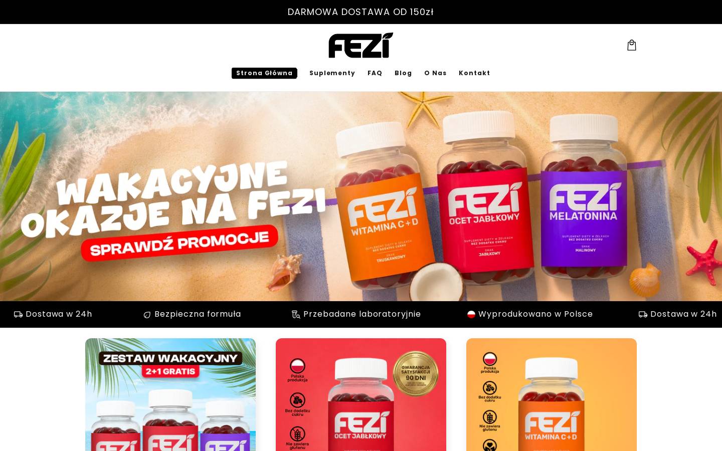 fezi.pl homepage screenshot