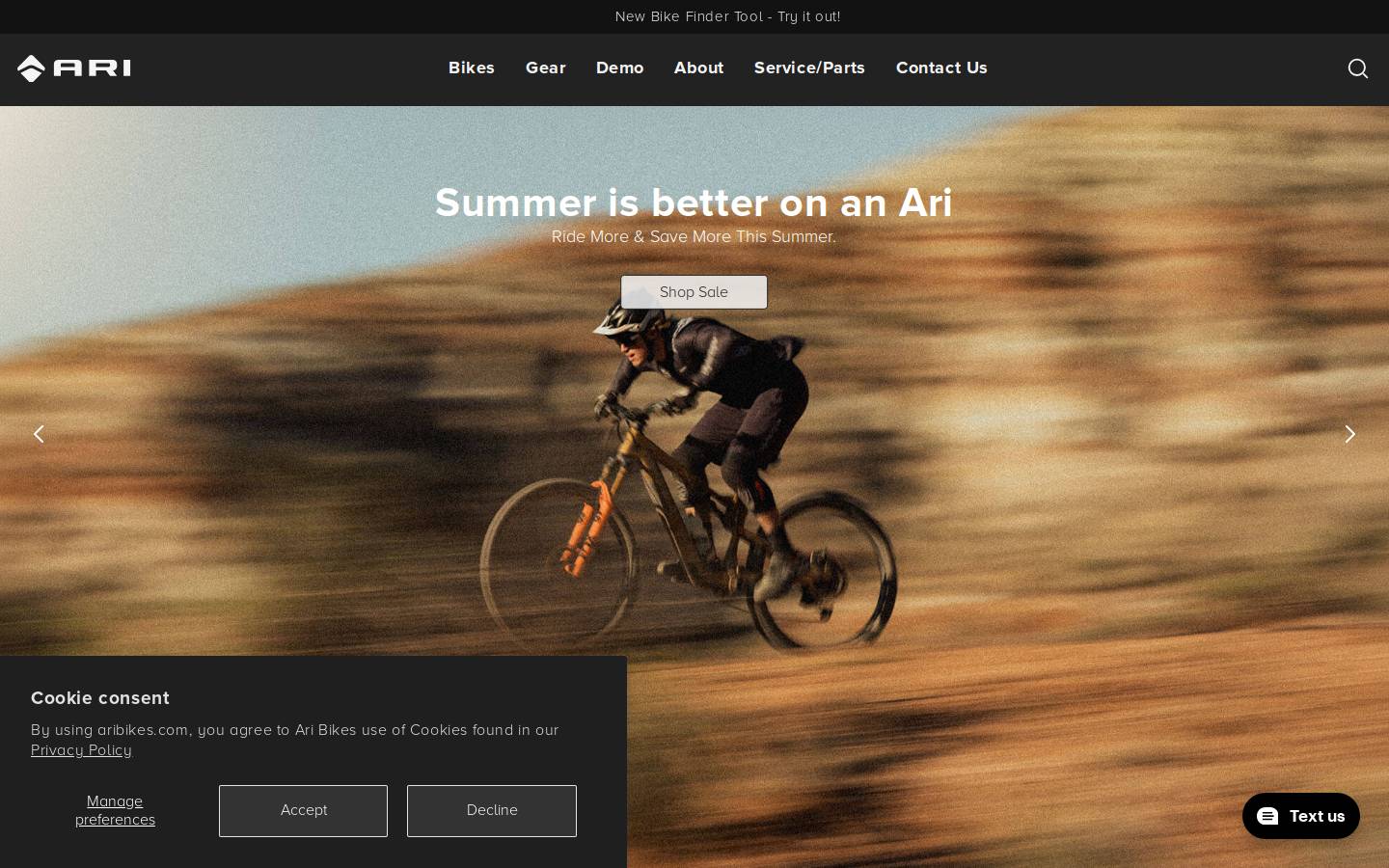 Fezzari homepage screenshot