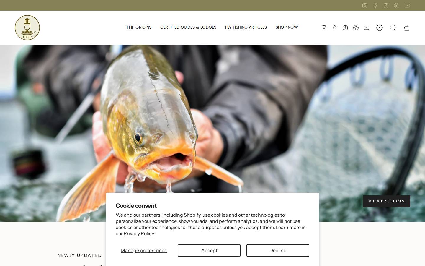 ffipodcast.com homepage screenshot