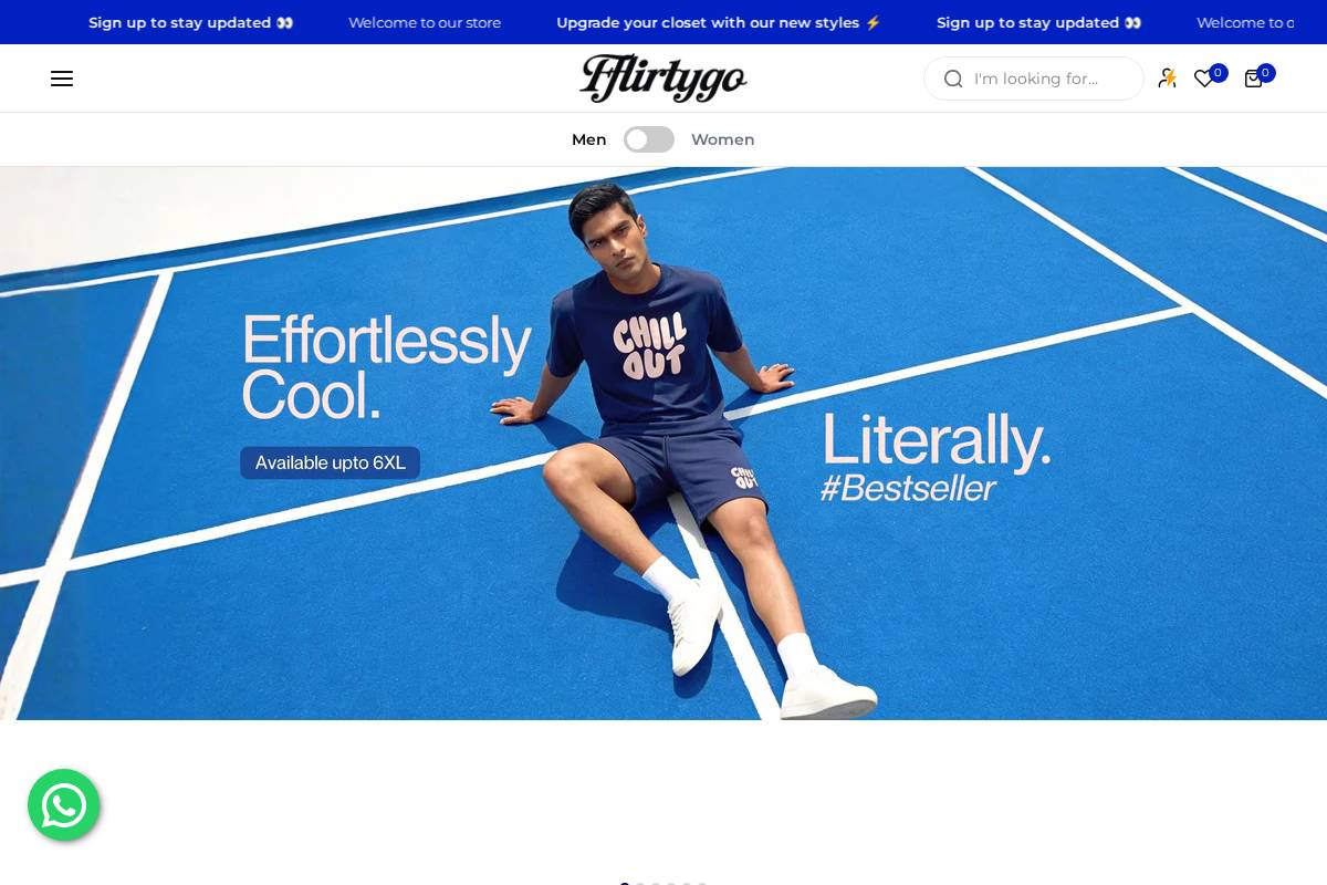 fflirtygo.com homepage screenshot
