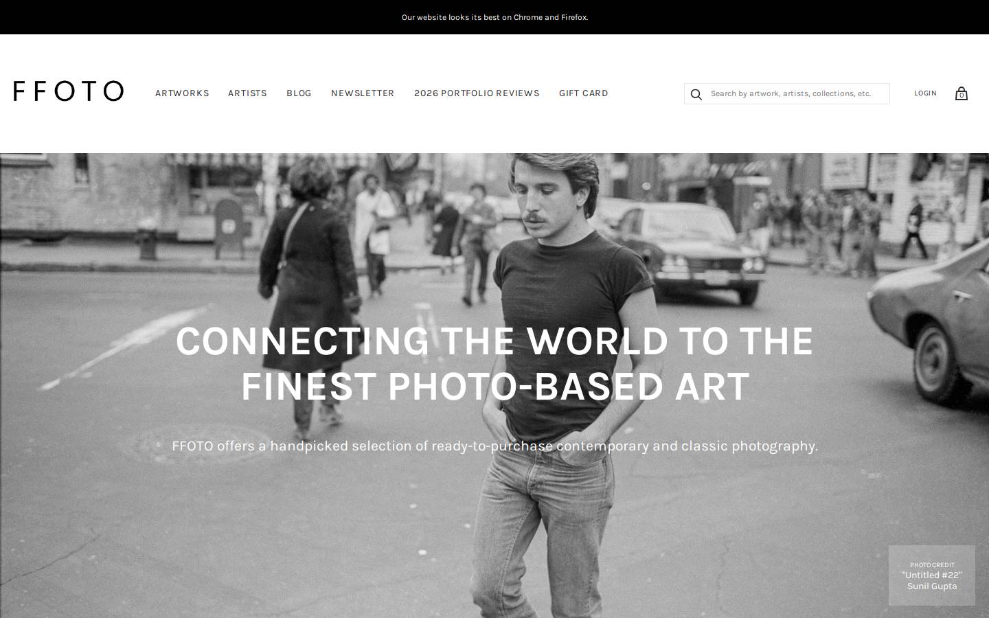 ffoto.com homepage screenshot