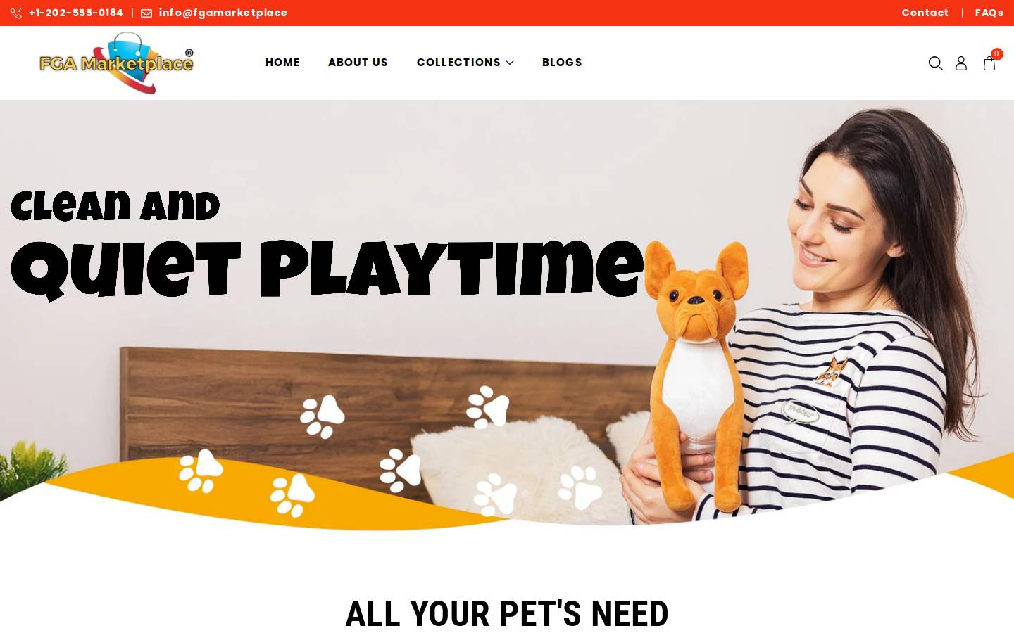 fgamarketplace.com homepage screenshot