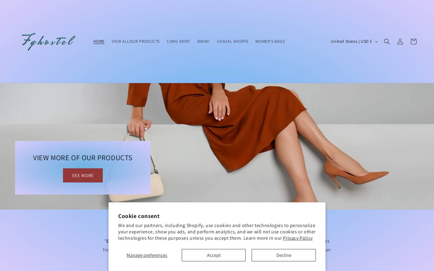 fghostel.com homepage screenshot