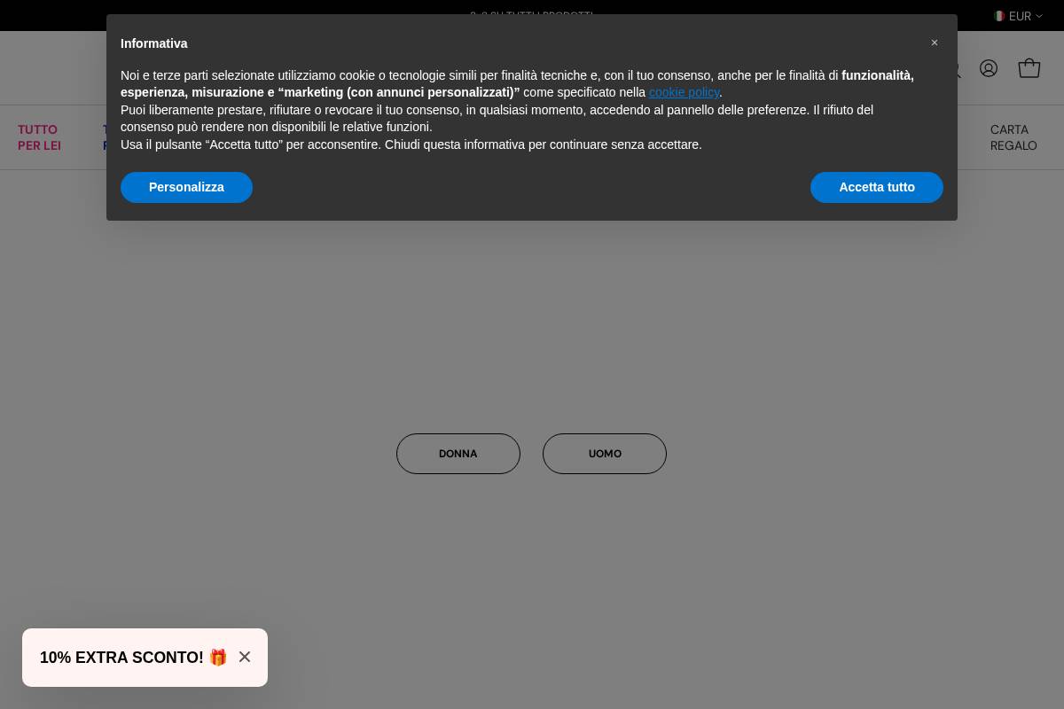 FGM04 S.p.A. homepage screenshot