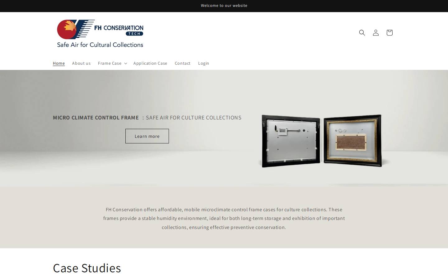 fhconservationtech.com homepage screenshot