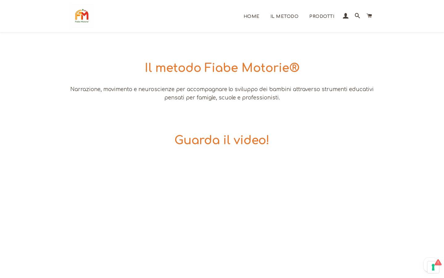 fiabemotorieshop.com homepage screenshot