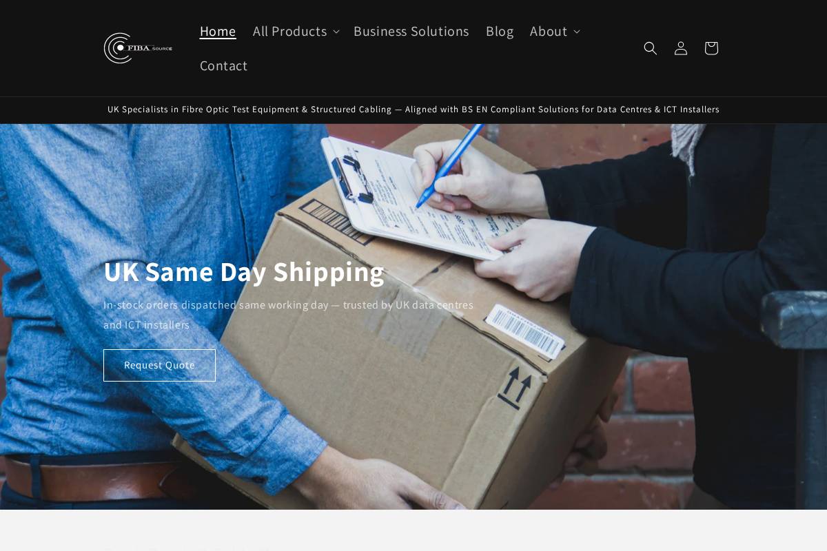 fibasource.com homepage screenshot