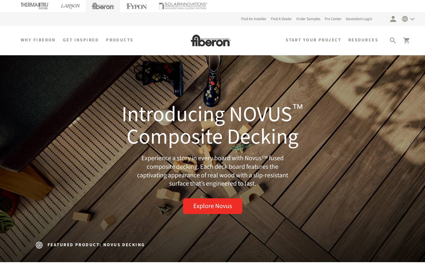 Fiber Composites LLC homepage screenshot