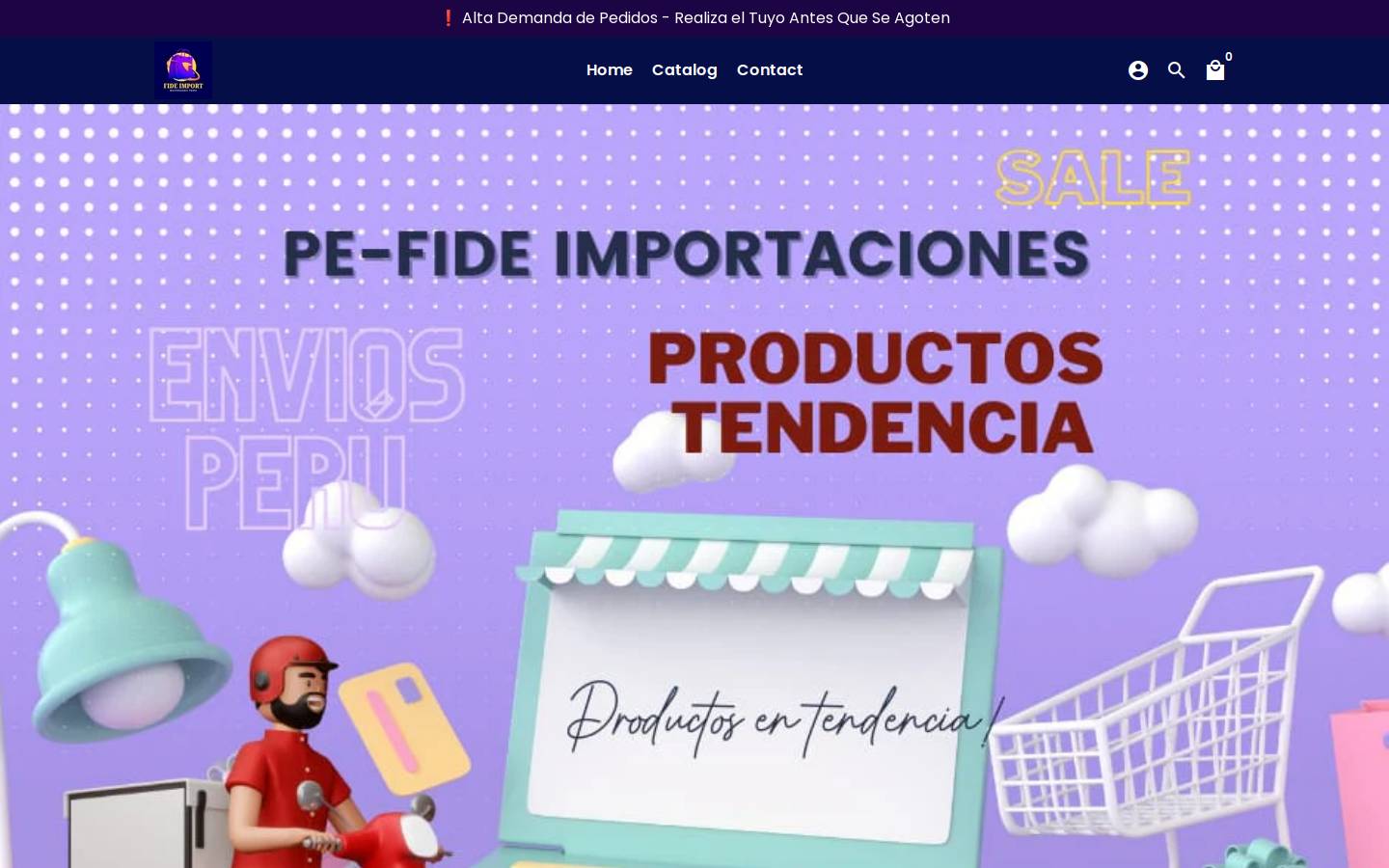 fideimport.com homepage screenshot