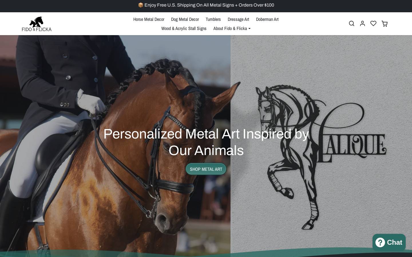 fidoandflicka.com homepage screenshot