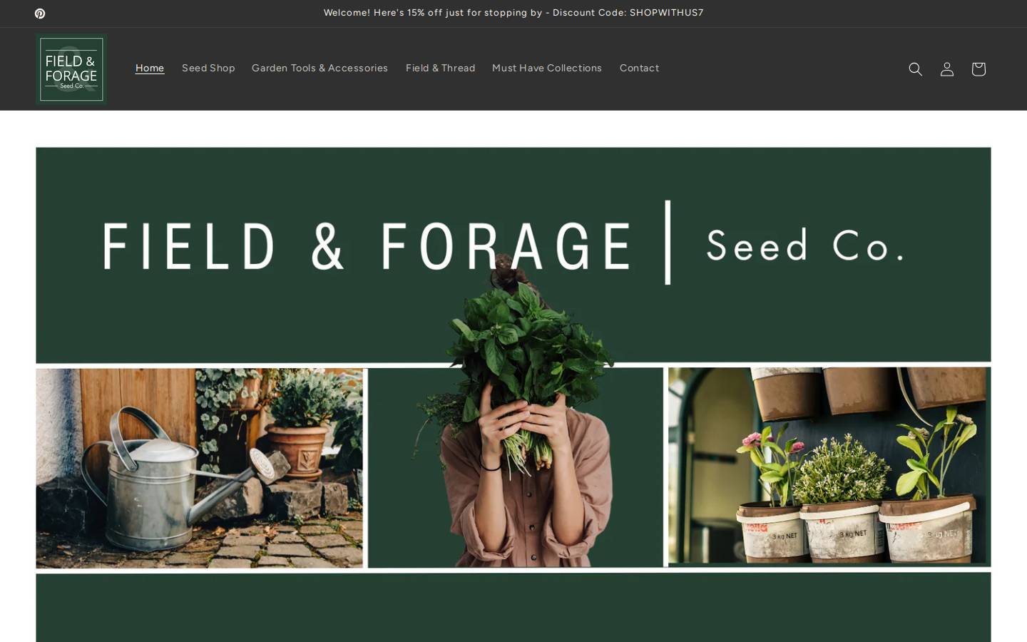 fieldandforageseedco.com homepage screenshot