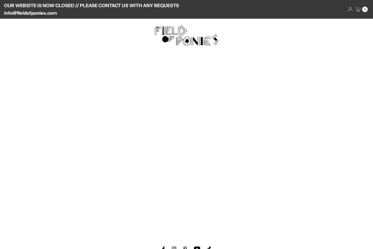 fieldofponies.com homepage screenshot