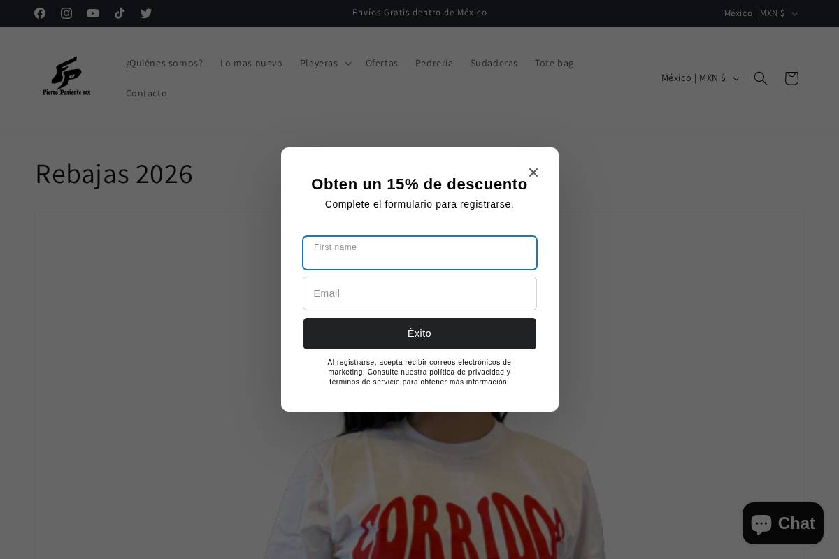 fierroparientemx.com homepage screenshot