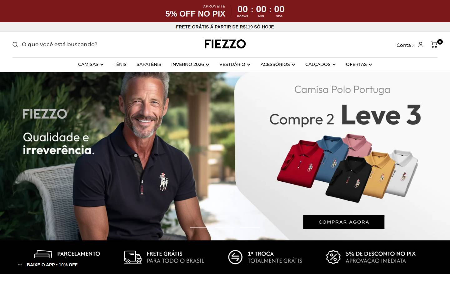 fiezzo.com homepage screenshot