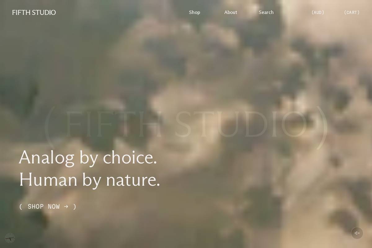 fifthstudio.com homepage screenshot