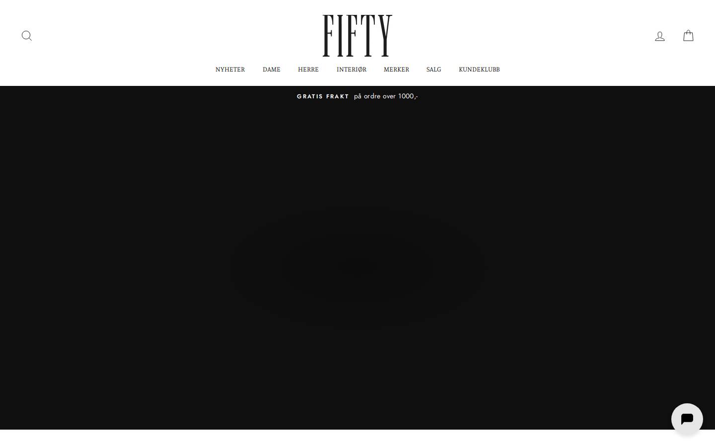 fifty.no homepage screenshot