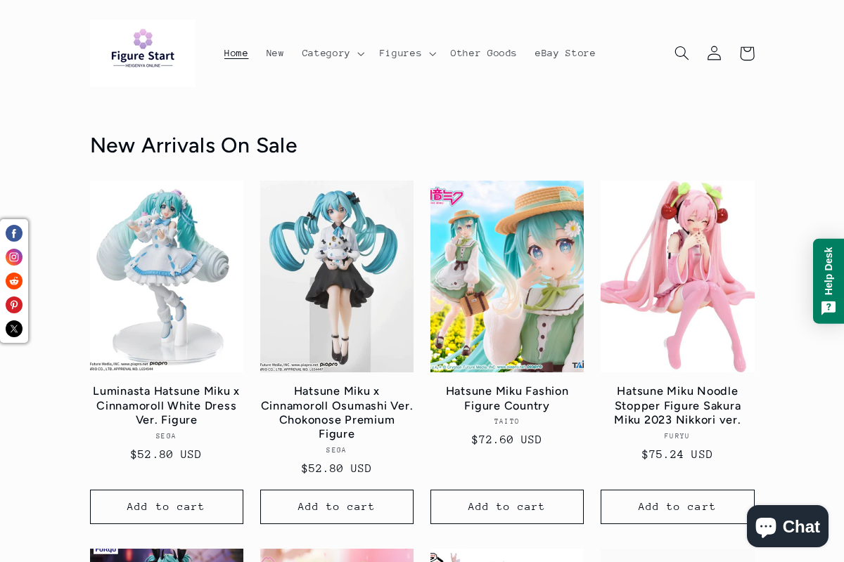 Figure Start homepage screenshot