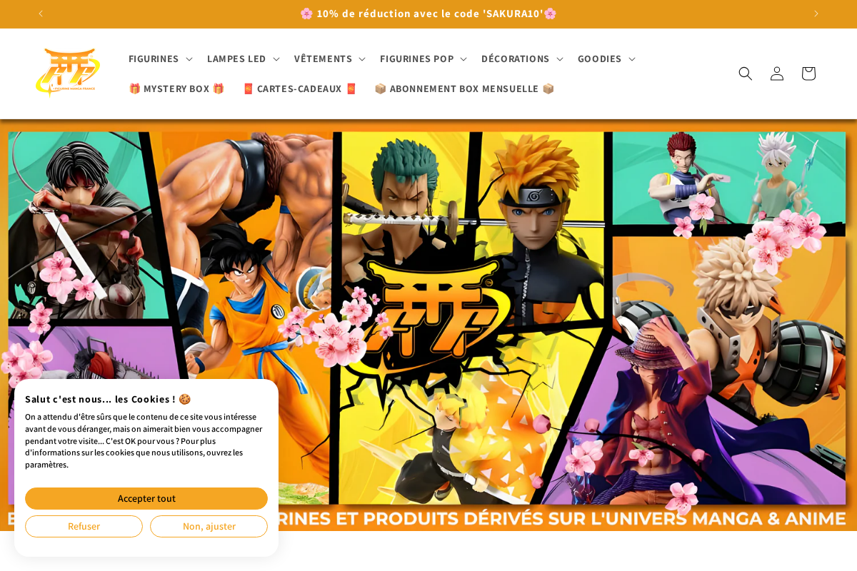 figurinemangafrance.fr homepage screenshot