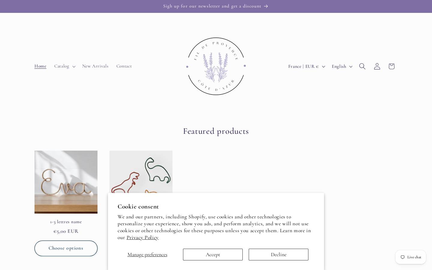 fildeprovence.com homepage screenshot