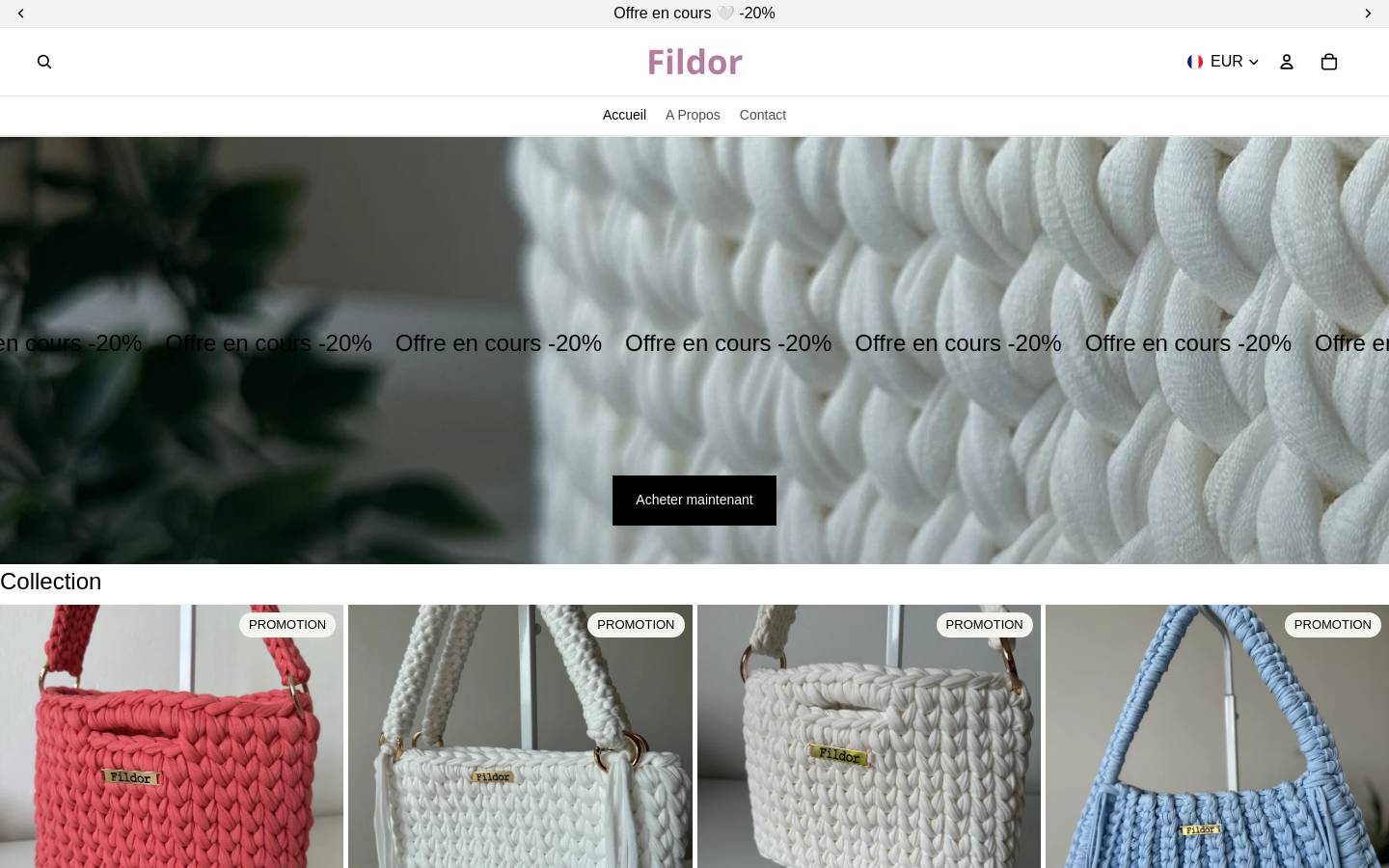 fildorcreations.com homepage screenshot