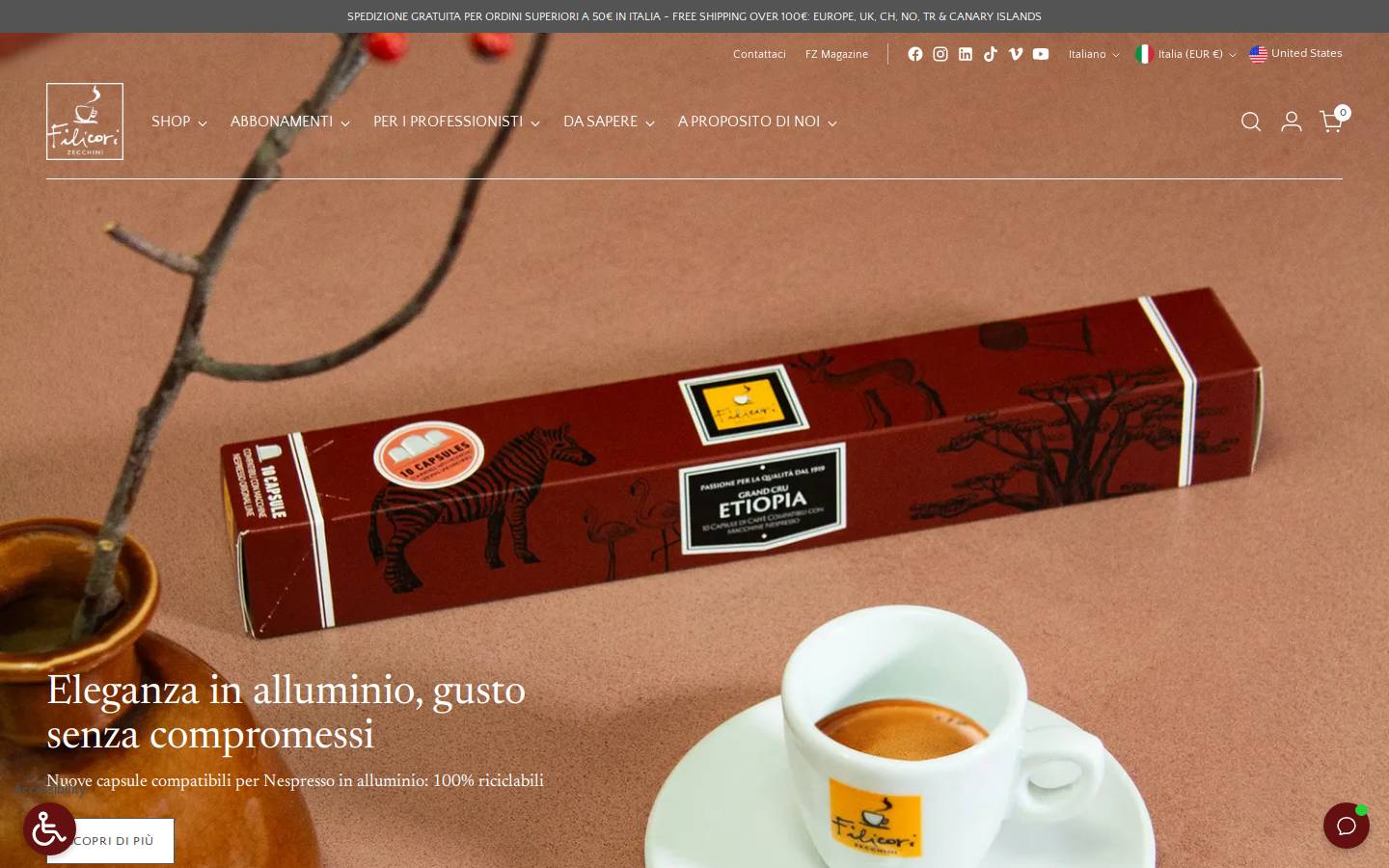 filicorizecchini.it homepage screenshot