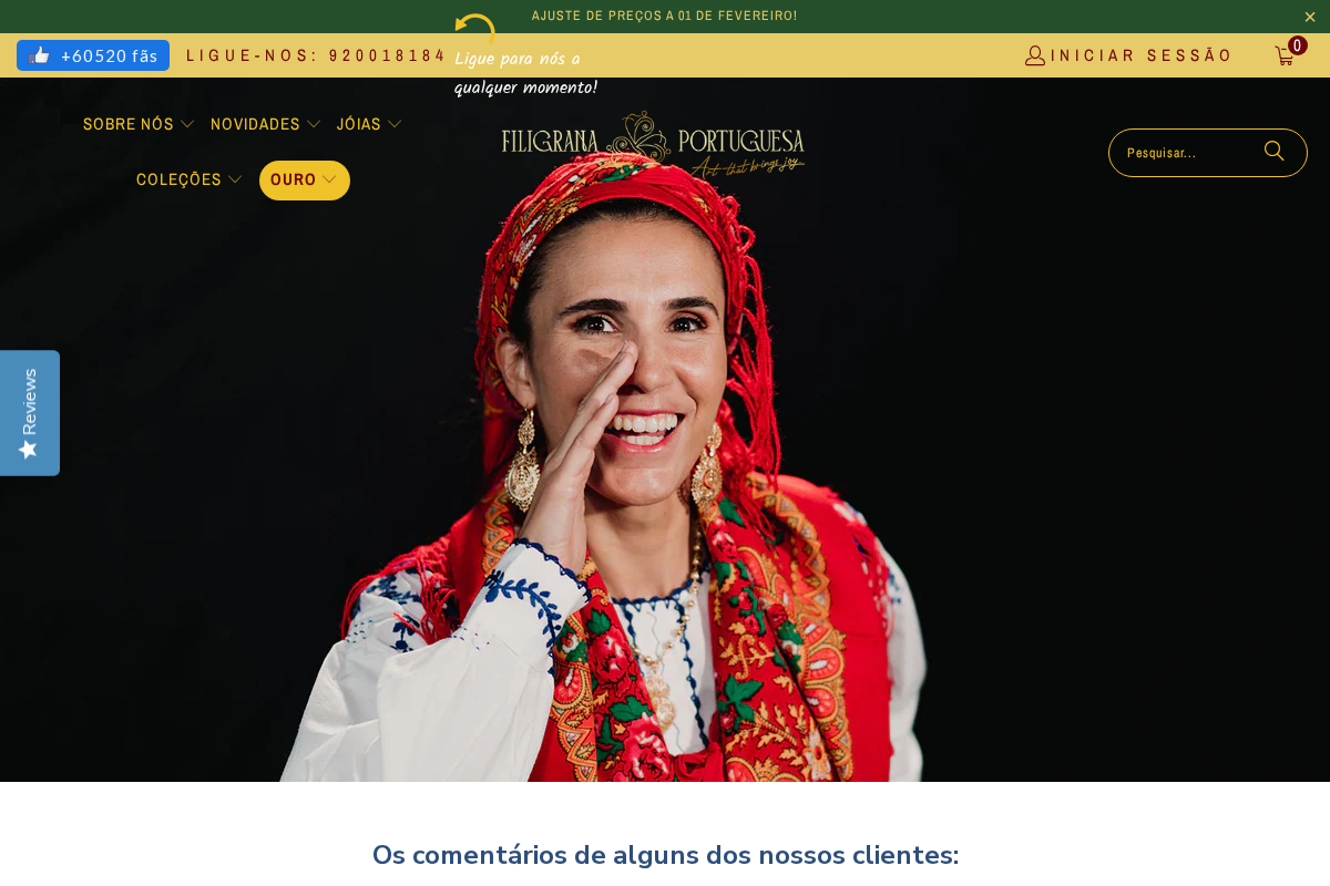 FiligranaPortuguesa homepage screenshot