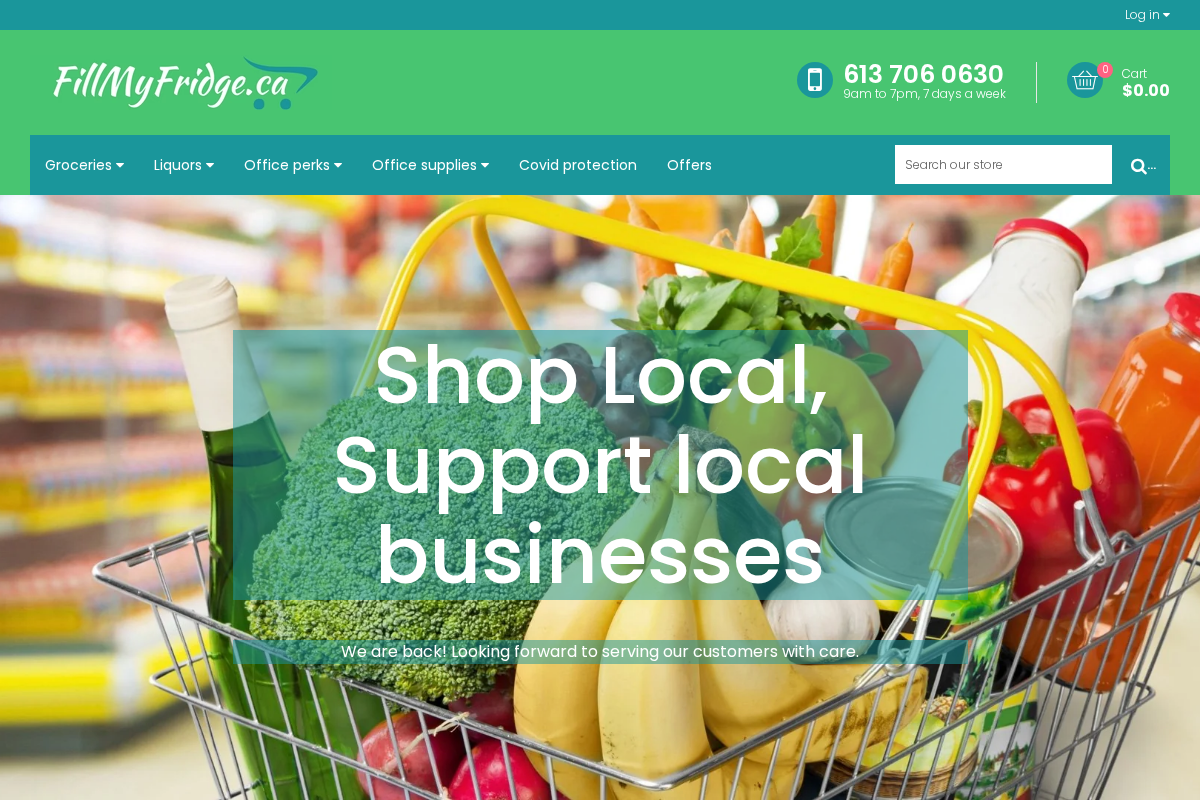 fillmyfridge.ca homepage screenshot