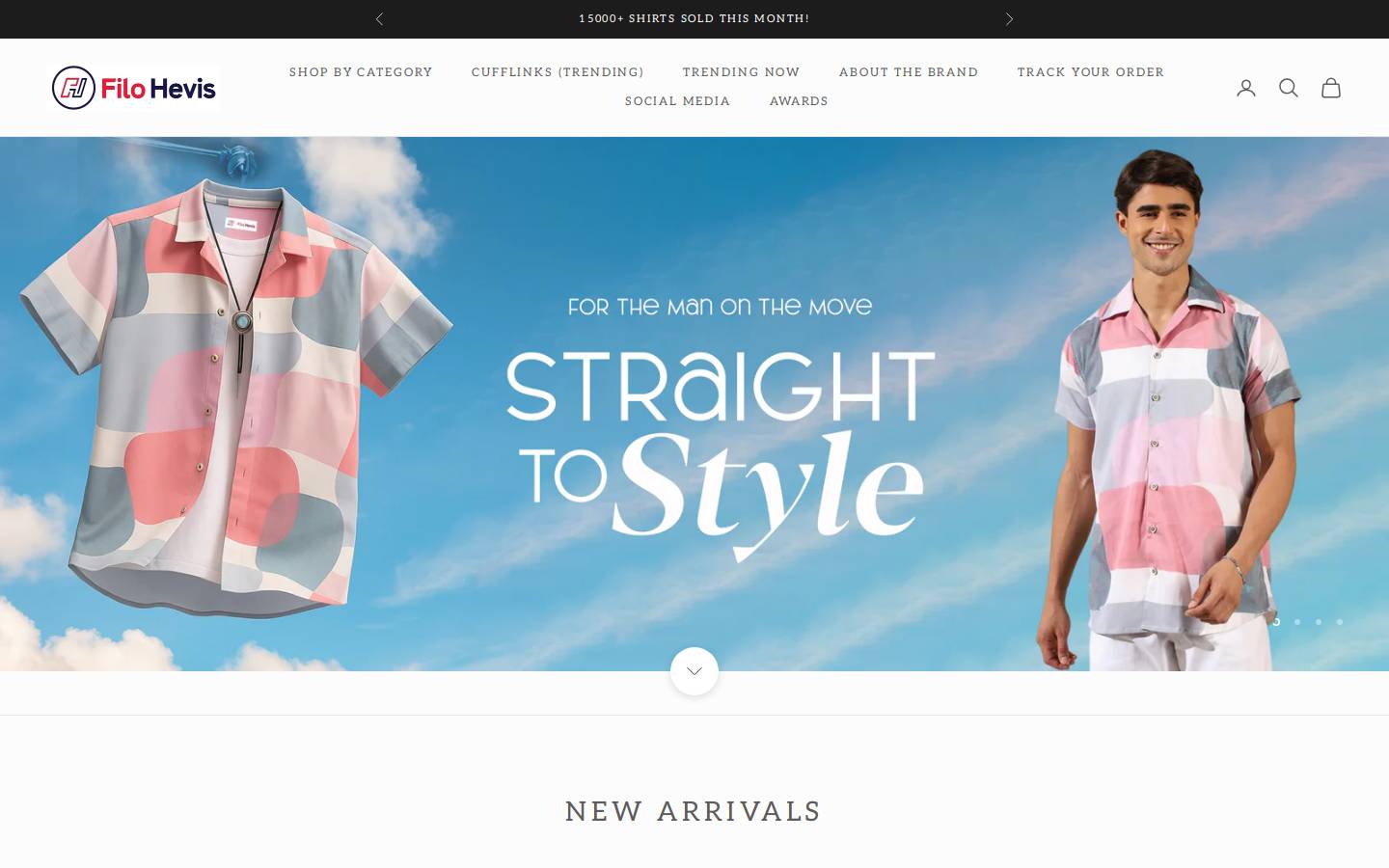 filohevis.in homepage screenshot