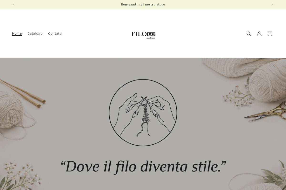 filolabhandmade.com homepage screenshot