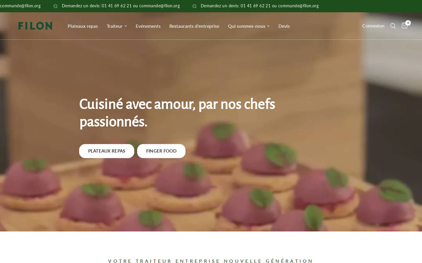 filon.org homepage screenshot