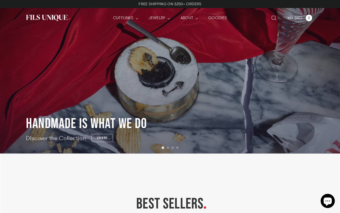 filsunique.com homepage screenshot