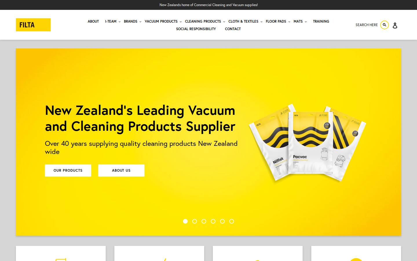 filta.co.nz homepage screenshot