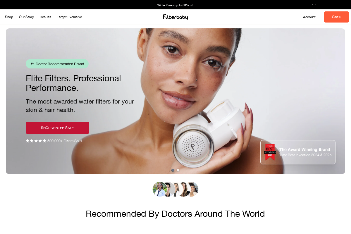 filterbaby.com homepage screenshot