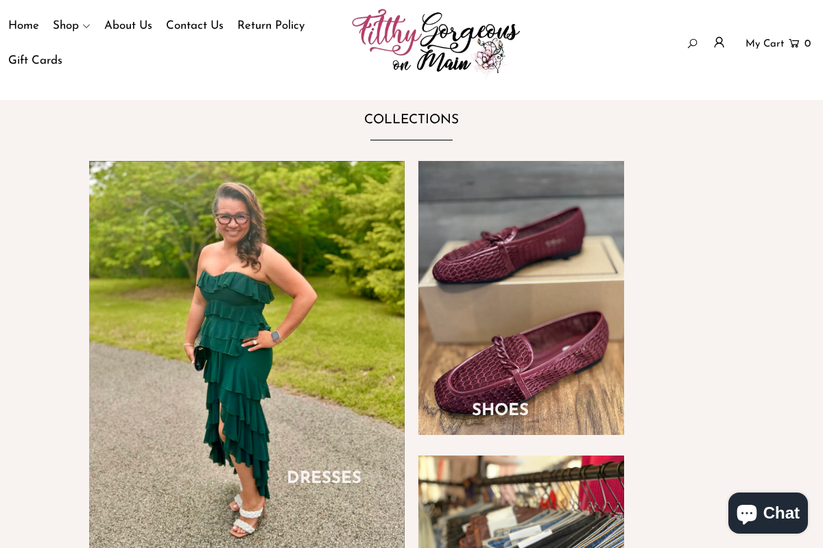 filthy-gorgeous.com homepage screenshot