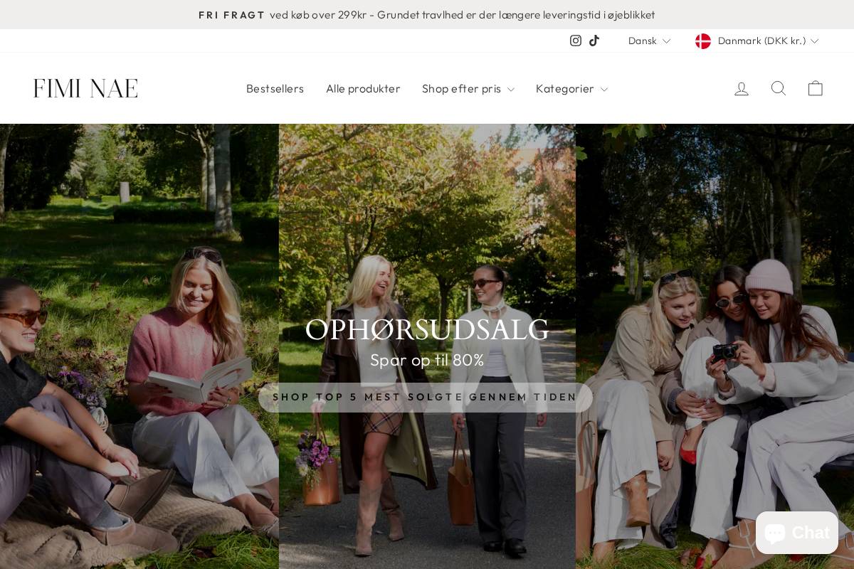 Fimi Nae homepage screenshot