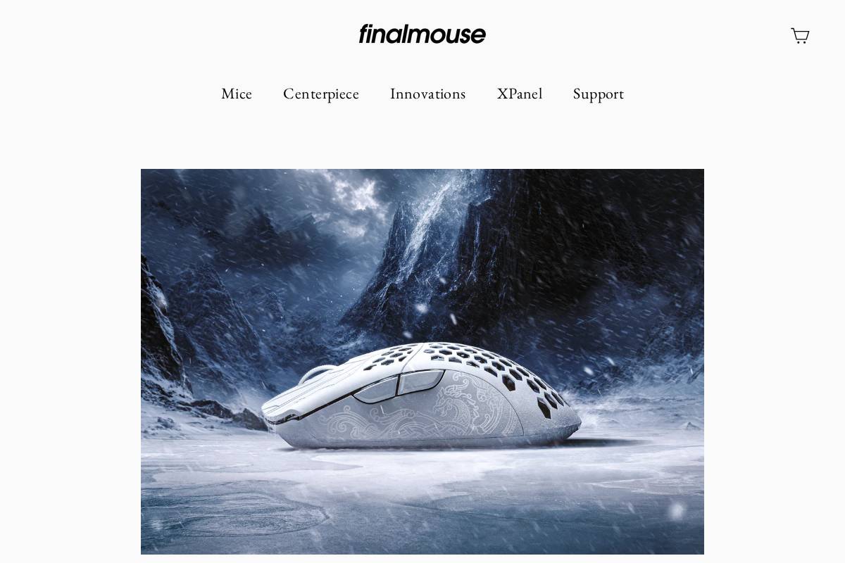 Finalmouse homepage screenshot