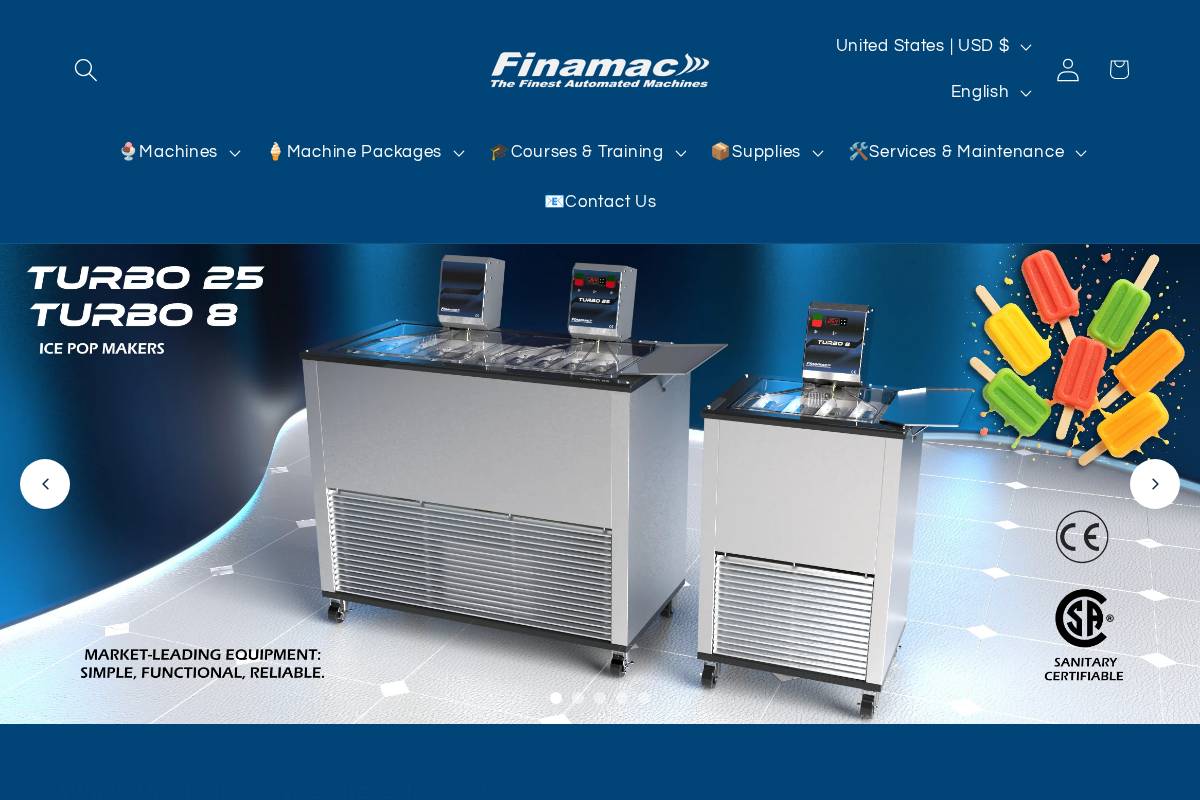 finamac.com homepage screenshot