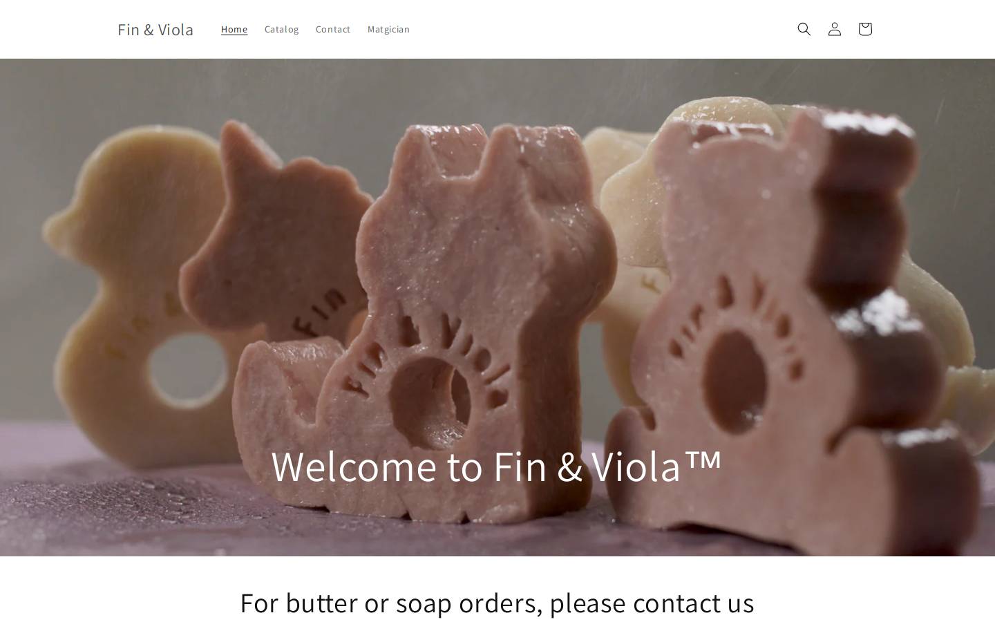 finandviola.com homepage screenshot