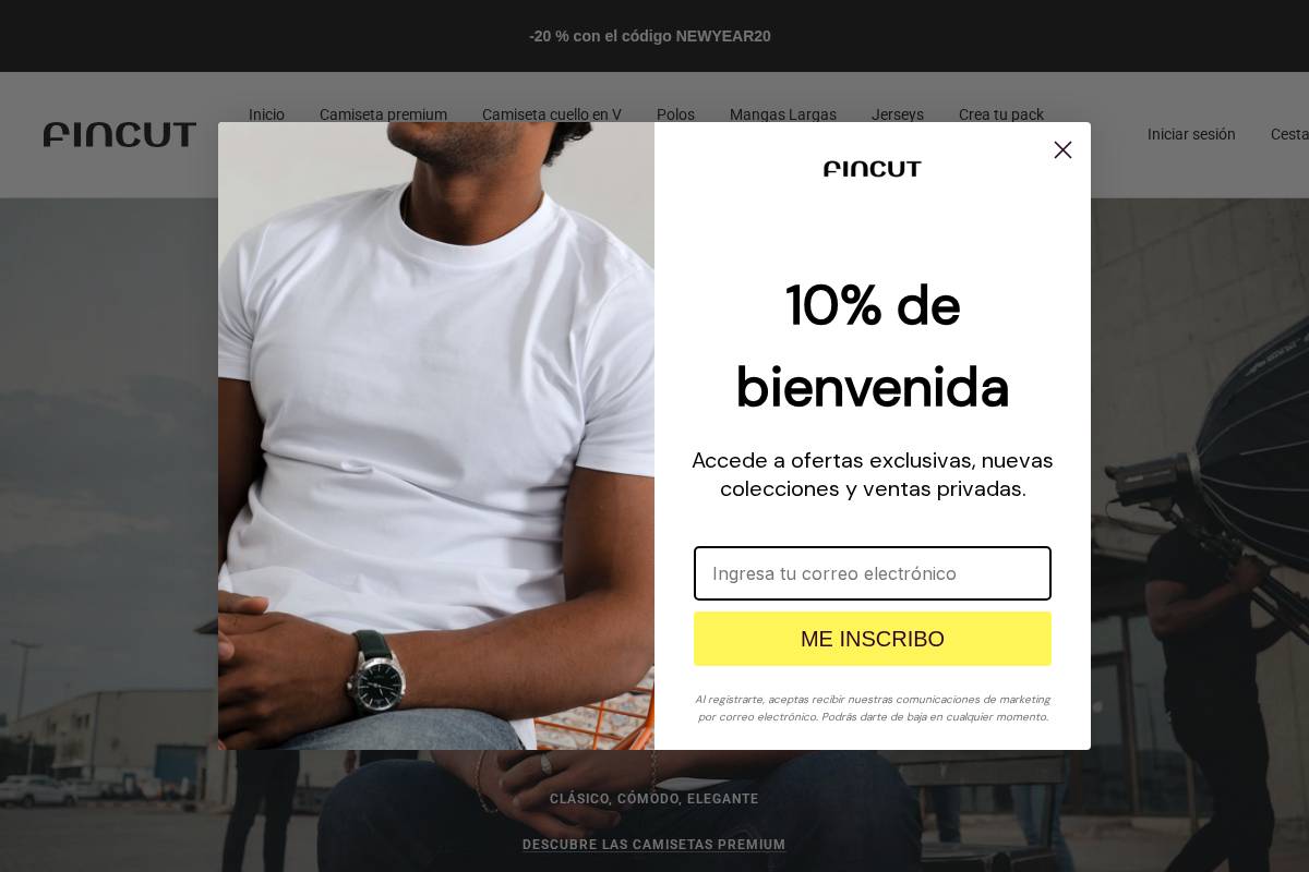 Fincut homepage screenshot