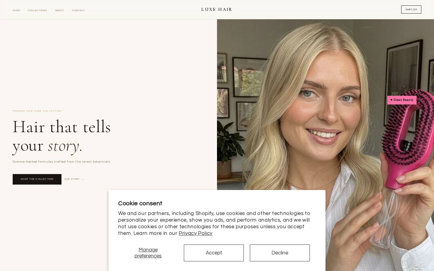 finddeluxe.shop homepage screenshot