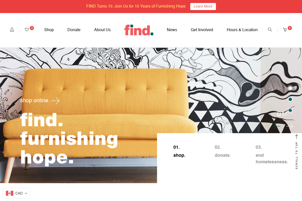 findedmonton homepage screenshot