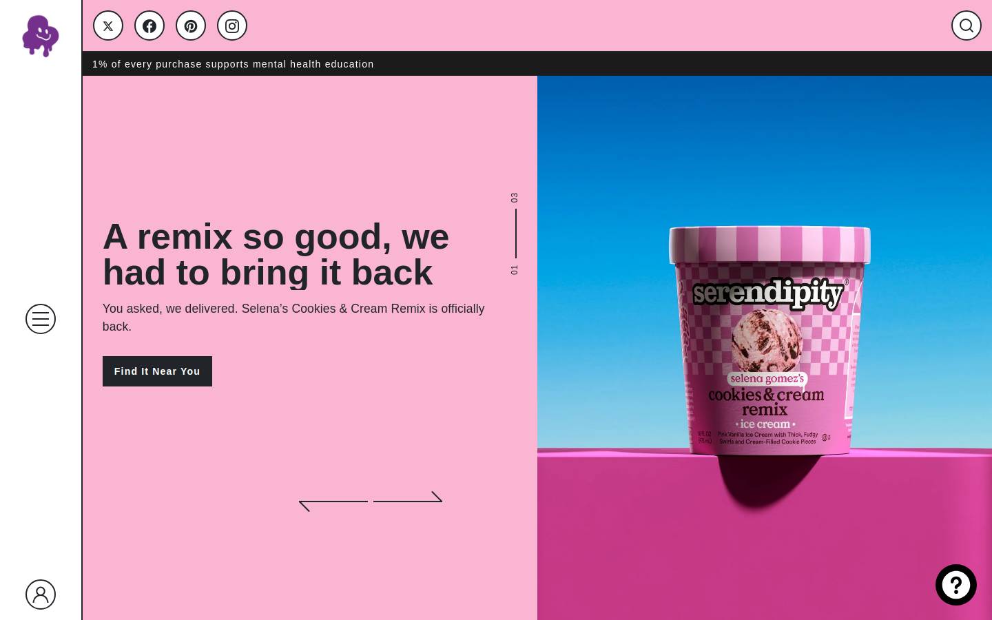 findserendipity.com homepage screenshot