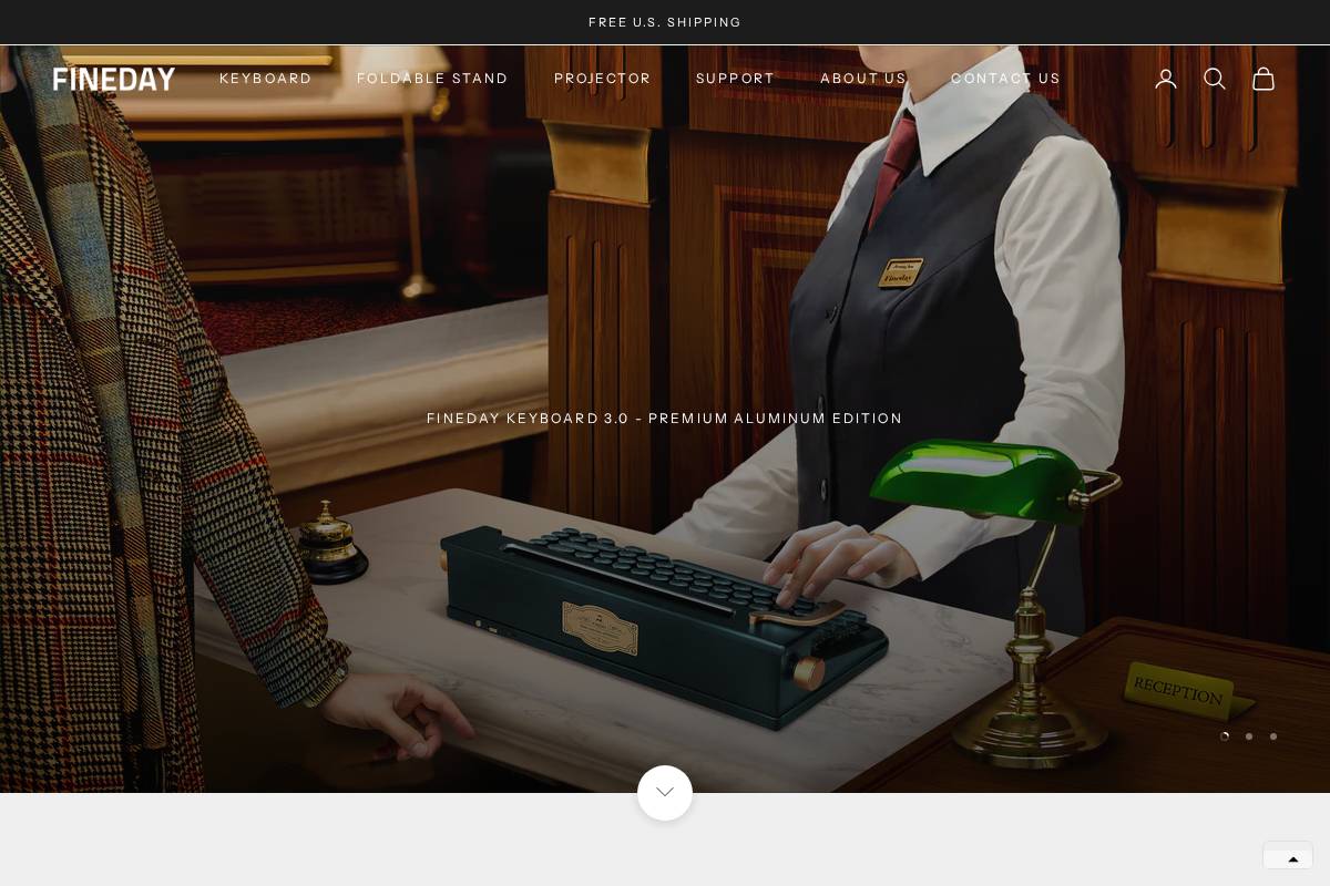finedayglobal.com homepage screenshot