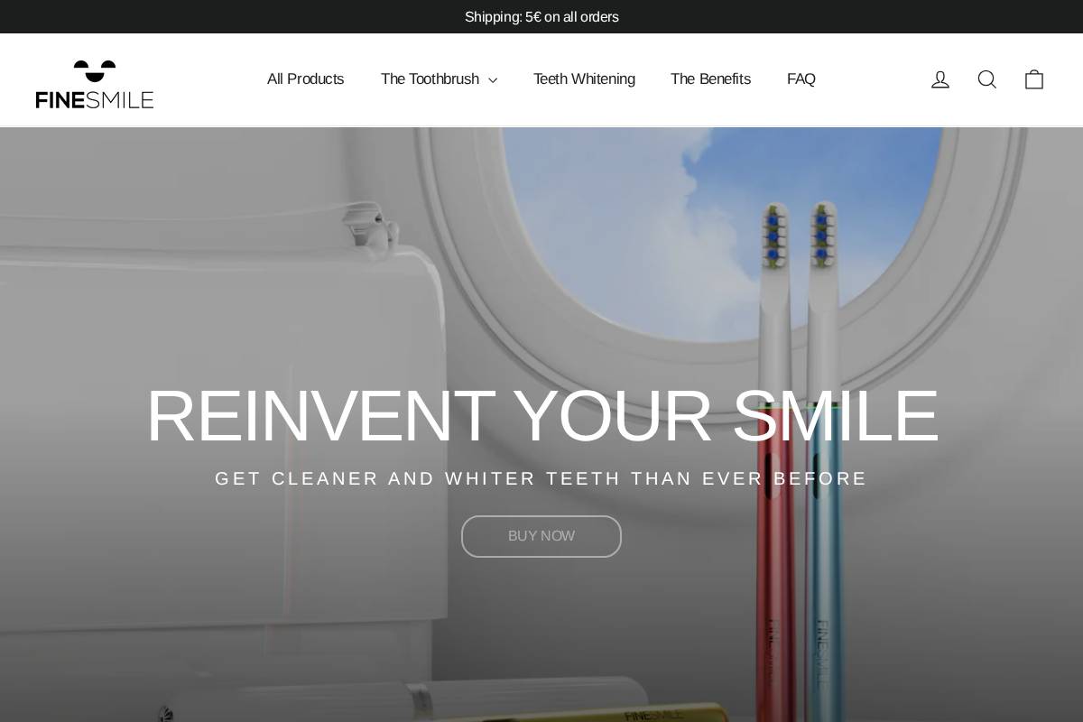finesmile.eu homepage screenshot